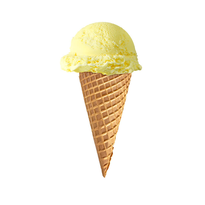 Pineapple Cream Cone