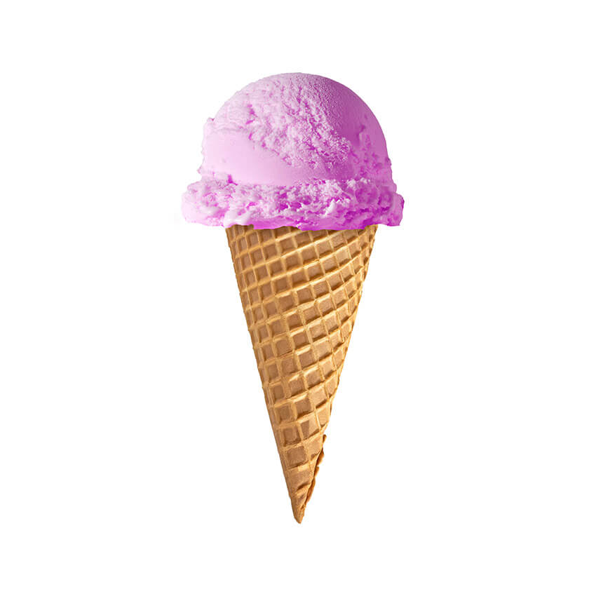 Strawberry Cream Cone